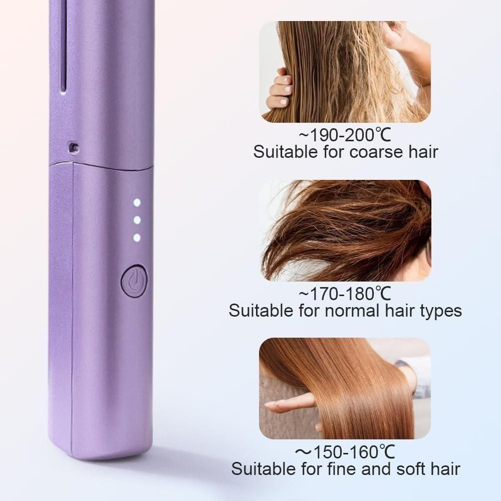 Portable Mini Hair Straightener Hot Comb