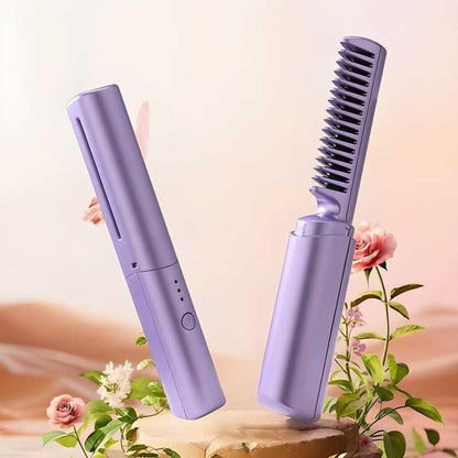 Portable Mini Hair Straightener Hot Comb